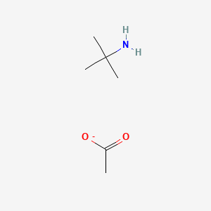 2-Methylpropan-2-amine;acetate