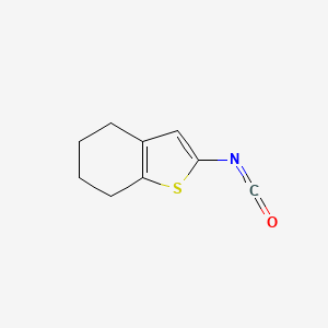 molecular formula C9H9NOS B1385716 2-Isocyanato-4,5,6,7-tetrahydro-1-benzothiophene CAS No. 1019374-50-5
