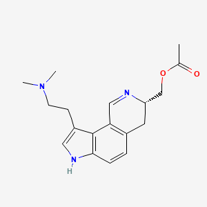 (S)-(9-(2-(Dimethylamino)ethyl)-4,7-dihydro-3H-pyrrolo[2,3-h]isoquinolin-3-yl)methyl Acetate