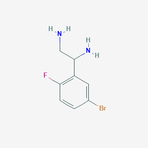 1-(5-Bromo-2-fluorophenyl)-1,2-ethanediamine