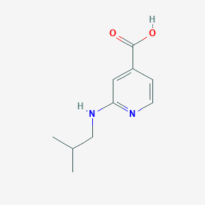 molecular formula C10H14N2O2 B1385730 2-(Isobutylamino)isonicotinic acid CAS No. 1019388-25-0
