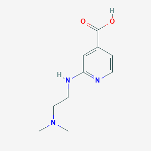 molecular formula C10H15N3O2 B1385731 2-{[2-(Dimethylamino)ethyl]amino}isonicotinic acid CAS No. 1019371-62-0