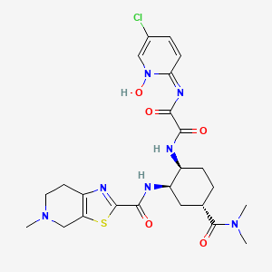 molecular formula C24H30ClN7O5S B13857339 4(S)-Edoxaban Pyridine N-Oxide 