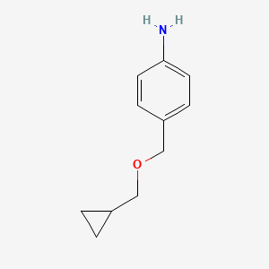 4-[(Cyclopropylmethoxy)methyl]aniline