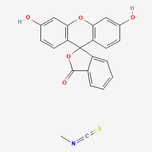 3',6'-dihydroxyspiro[2-benzofuran-3,9'-xanthene]-1-one;methylimino(sulfanylidene)methane