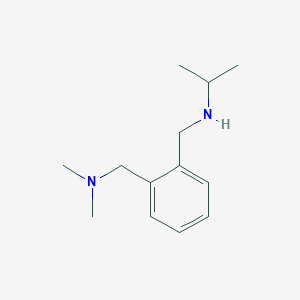 molecular formula C13H22N2 B1385744 N-{2-[(dimethylamino)methyl]benzyl}propan-2-amine CAS No. 921146-08-9