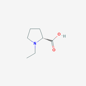 molecular formula C7H13NO2 B1385745 Ethyl-D-proline CAS No. 165552-34-1