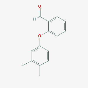 molecular formula C15H14O2 B1385764 2-(3,4-Dimethylphenoxy)benzaldehyde CAS No. 289718-16-7