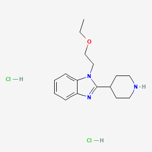 (2-Ethoxy-ethyl)-2-piperidin-4-yl-1H-benzimidazole Dihydrochloride