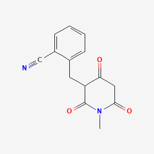 2-[(tetrahydro-3-methyl-2,4,6-trioxo-1(2H)-pyrimidinyl)methyl]benzonitrile; 2-((3-Methyl-2,4,6-trioxotetrahydropyrimidin-1(2H)-yl)methyl)benzonitrile