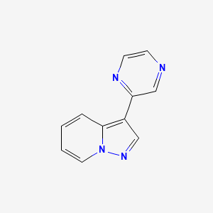 3-Pyrazin-2-ylpyrazolo[1,5-a]pyridine