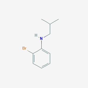 molecular formula C10H14BrN B1385771 2-Bromo-N-isobutylaniline CAS No. 1019544-69-4