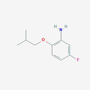 molecular formula C10H14FNO B1385775 5-Fluoro-2-isobutoxyaniline CAS No. 640768-04-3