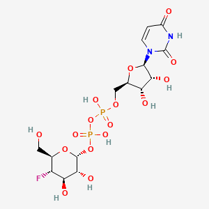 molecular formula C15H23FN2O16P2 B13857759 Uridine-5'-diphosphate-4-deoxy-4-fluoro-alpha-D-galactose 