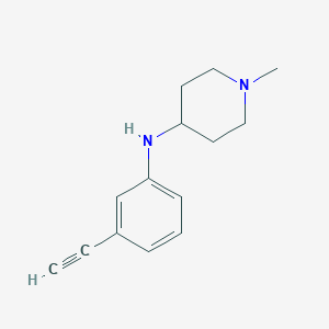 B1385778 N-(3-ethynylphenyl)-1-methylpiperidin-4-amine CAS No. 1019586-13-0