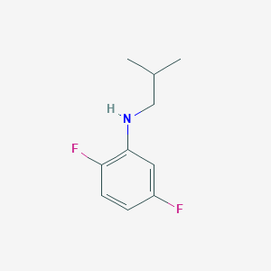 molecular formula C10H13F2N B1385782 (2,5-Difluorophenyl)isobutylamine CAS No. 1019559-72-8