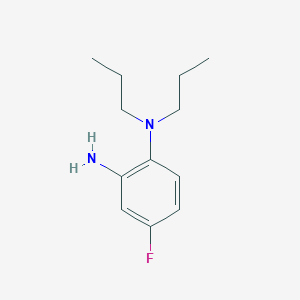 molecular formula C12H19FN2 B1385793 4-Fluoro-N~1~,N~1~-dipropyl-1,2-benzenediamine CAS No. 1019557-13-1