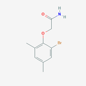 molecular formula C10H12BrNO2 B1385801 2-(2-Bromo-4,6-dimethylphenoxy)acetamide CAS No. 102088-58-4