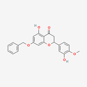 molecular formula C23H20O6 B13858102 Hesperetin Benzyl Ether 