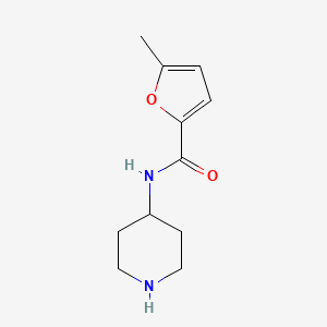 molecular formula C11H16N2O2 B1385818 5-methyl-N-(piperidin-4-yl)furan-2-carboxamide CAS No. 1042652-03-8