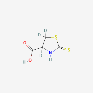 (+/-)-2-Thioxothiazolidine-4,5,5-D3-4-carboxylic acid