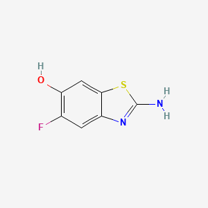 2-Amino-5-fluoro-1,3-benzothiazol-6-ol