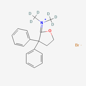 Dimethyl-d6-(tetrahydro-3,3-diphenyl-2-furylidene)ammonium Bromide