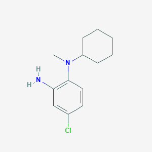 molecular formula C13H19ClN2 B1385825 N-(2-Amino-4-chlorophenyl)-N-cyclohexyl-N-methylamine CAS No. 893751-59-2