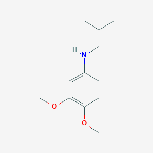 molecular formula C12H19NO2 B1385831 3,4-Dimethoxy-N-(2-methylpropyl)aniline CAS No. 649763-34-8