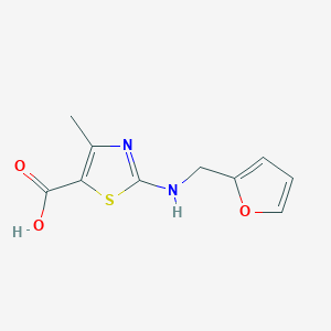 2-[(2-Furylmethyl)amino]-4-methyl-1,3-thiazole-5-carboxylic acid