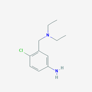 4-Chloro-3-((diethylamino)methyl)aniline