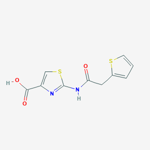 B1385840 2-[(2-Thienylacetyl)amino]-1,3-thiazole-4-carboxylic acid CAS No. 1082167-90-5
