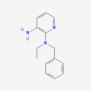 molecular formula C14H17N3 B1385841 N2-Benzyl-N2-ethyl-2,3-pyridinediamine CAS No. 1039926-73-2