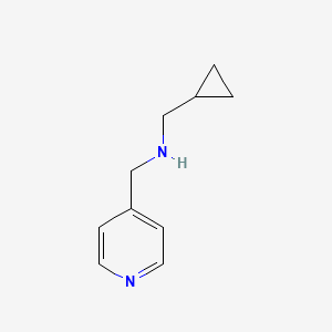 molecular formula C10H14N2 B1385842 (Cyclopropylmethyl)[(pyridin-4-yl)methyl]amine CAS No. 741698-95-3