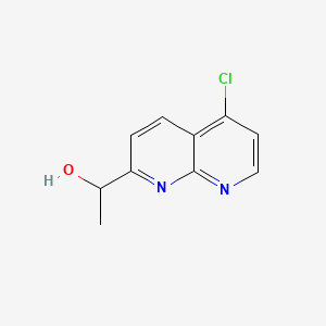 1-(5-Chloro-1,8-naphthyridin-2-yl)ethan-1-ol