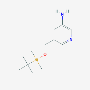 5-((tert-Butyldimethylsilyloxy)methyl)pyridin-3-amine