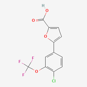 5-[4-Chloro-3-(trifluoromethoxy)phenyl]-2-furancarboxylic Acid