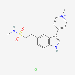 1-methyl-4-(5-(2-methylsulfamoyl-ethyl)-1H-indol-3-yl)-pyridinium chloride