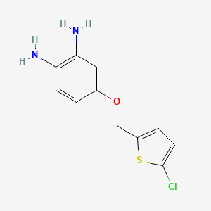 4-[(5-Chlorothiophen-2-yl)methoxy]benzene-1,2-diamine