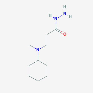 molecular formula C10H21N3O B1385857 3-[Cyclohexyl(methyl)amino]propanohydrazide CAS No. 1040689-45-9