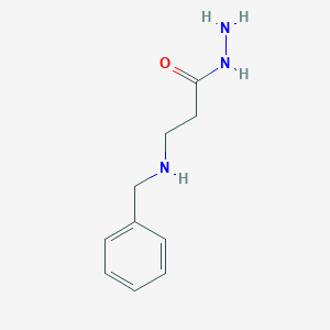 molecular formula C10H15N3O B1385877 3-(Benzylamino)propanohydrazide CAS No. 22411-69-4