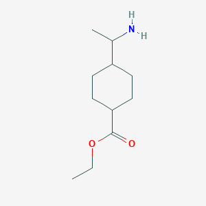 Ethyl 4-(1-aminoethyl)cyclohexane-1-carboxylate