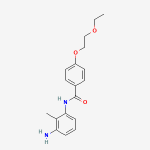 N-(3-Amino-2-methylphenyl)-4-(2-ethoxyethoxy)-benzamide