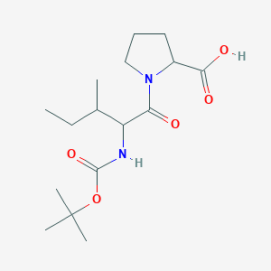 Pyrrolidine-2-carboxylic acid, 1-[2-(tert-butoxycarbonylamino)-3-methylpentanoyl]-