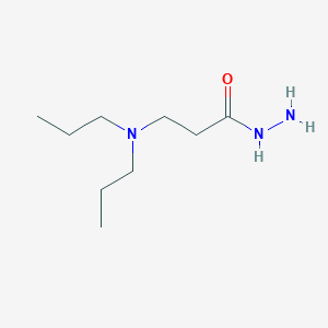 molecular formula C9H21N3O B1385884 3-(Dipropylamino)propanohydrazide CAS No. 90795-57-6