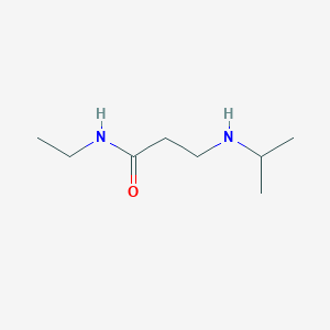 molecular formula C8H18N2O B1385885 N-Ethyl-3-(isopropylamino)propanamide CAS No. 1040691-39-1