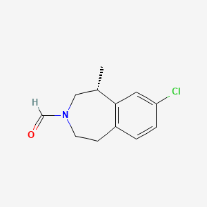 (5R)-7-chloro-5-methyl-1,2,4,5-tetrahydro-3-benzazepine-3-carbaldehyde