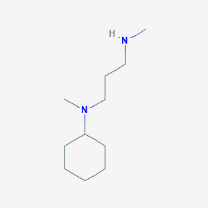 molecular formula C11H24N2 B1385887 N1-Cyclohexyl-N1,N3-dimethyl-1,3-propanediamine CAS No. 91336-67-3