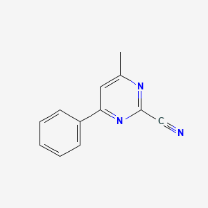 4-Methyl-6-phenylpyrimidine-2-carbonitrile