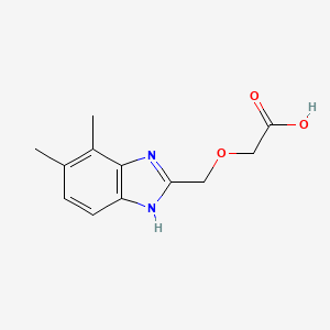 [(4,5-Dimethyl-1H-benzimidazol-2-yl)methoxy]-acetic acid